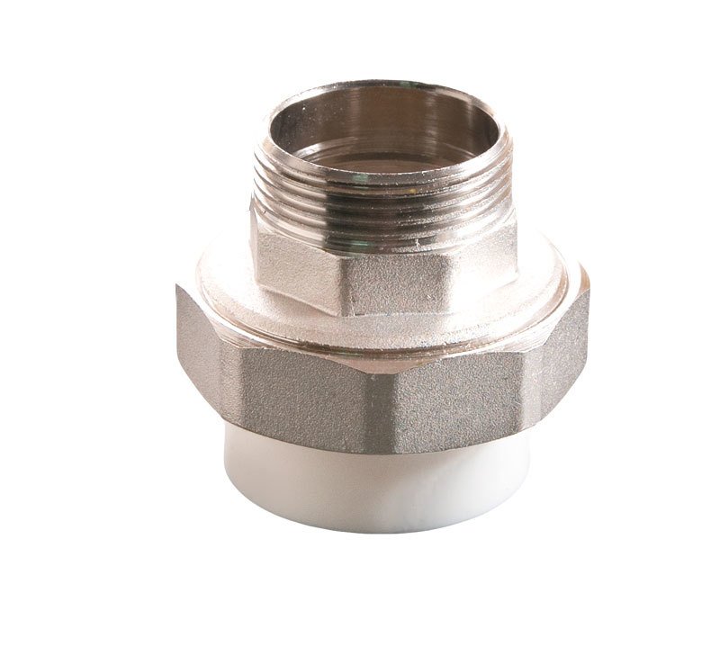 Plastherm PPRC Oynar Başlıklı Rakor Dış Dişli 63x2 İnç DD - PP490630600