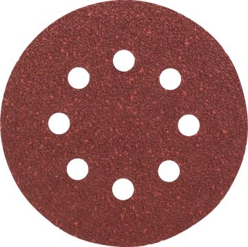 Bosch Eksantrik Zımpara Kağıdı 8 Delik 125 mm 40 Kum (5 Adet) - 2609256A22