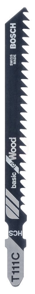 Bosch Dekupaj Testere Bıçağı Basic For Wood T 111 C 100 mm (100 Adet) - 2608637878