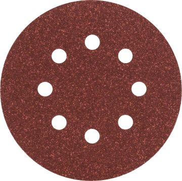 Bosch Eksantrik Zımpara Kağıdı 8 Delik 125 mm 80 Kum (5 Adet) - 2609256A24