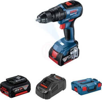 Bosch Akülü Darbeli Vidalama Matkabı GSB 18V-50 (2 x 5,0 Ah Akü) - 06019H5101