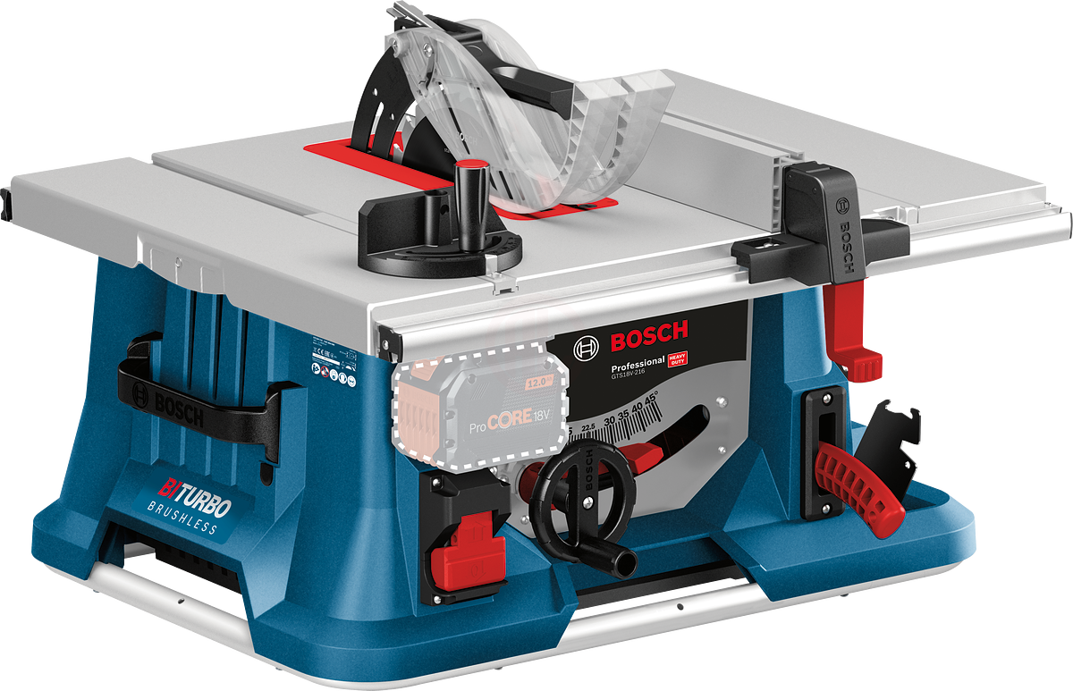 Bosch Akülü Tezgah Tipi Daire Testere Makinesi GTS 18V-216 (Aküsüz) - 0601B44000