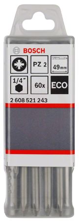 Bosch Vidalama Ucu Ekonomik Seri PZ2x49 mm (60 Adet) - 2608521243