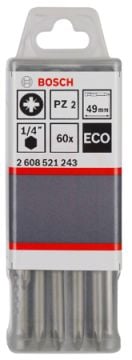 Bosch Vidalama Ucu Ekonomik Seri PZ2x49 mm (60 Adet) - 2608521243
