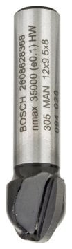 Bosch Yarımay Freze Ucu Standard For Wood 8x12x40x6 mm - 2608628368