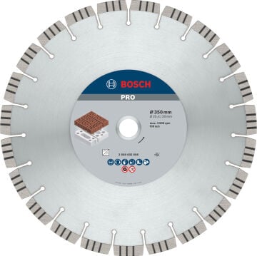 Bosch Tuğla Kesmek İçin Elmas Bıçak 300 Mm (Best)