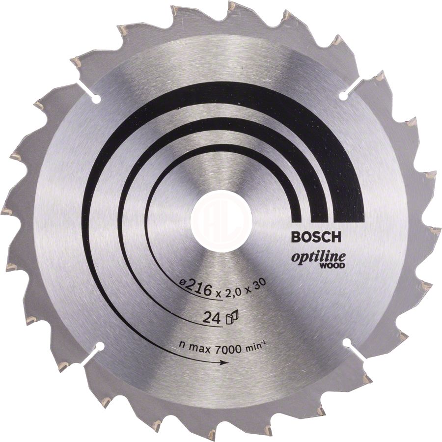 Bosch Daire Testere Bıçağı Optiline Wood 216x30 mm 24 Diş - 2608640431