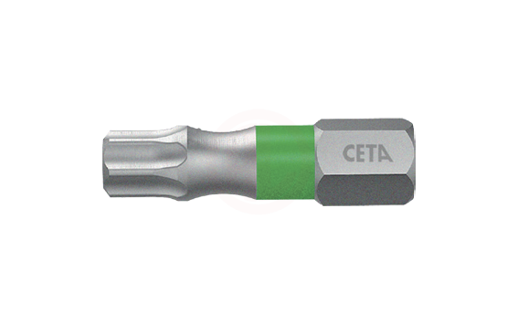 Ceta Form 1/4 İnç Torx Bits Uç (Renk Kodlu) T15 X 25 Mm