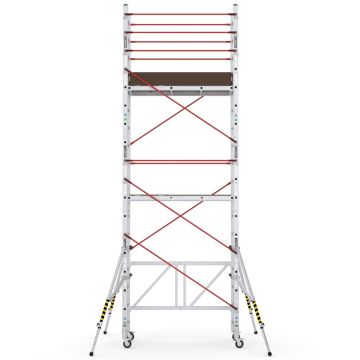 Çağsan ALL_FLEX Modüler Alüminyum İskele 5,9 m. Çalışma Yüksekliği - All_Flex_A6