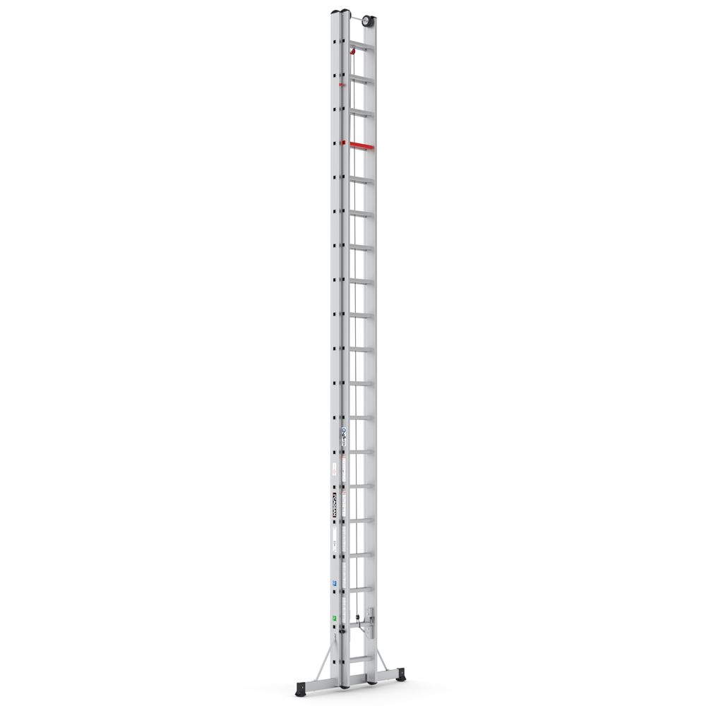 Çağsan İpli ve Makaralı Alüminyum Merdiven 2x19 Basamaklı - M10011
