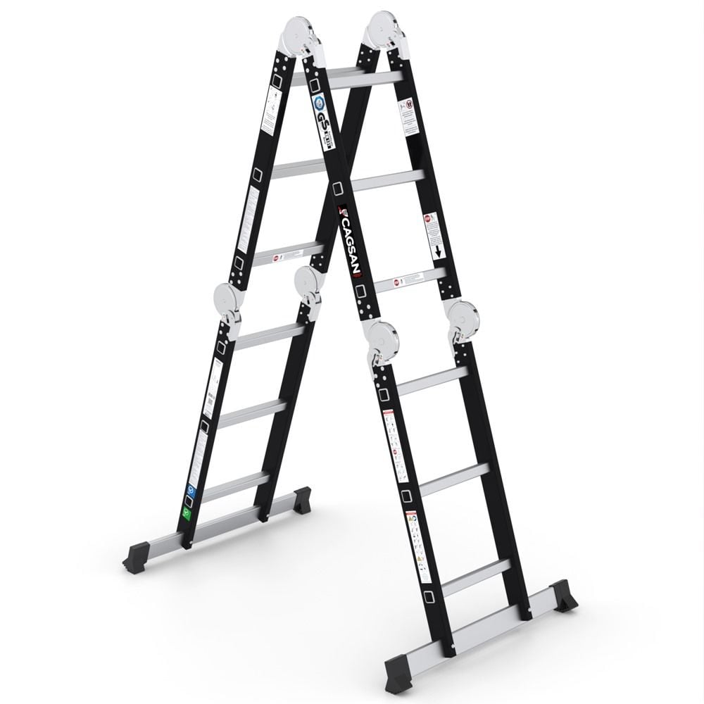 Çağsan QUADRO Premium Çok Amaçlı Merdiven 12 Basamaklı - AK011-PRE