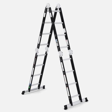 Çağsan QUADRO Premium Çok Amaçlı Merdiven 16 Basamaklı - AK016-PRE