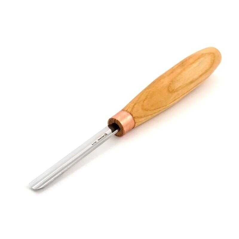 BeaverCraft K8/08 Kompakt Düz Oluklu Ahşap Oyma Iskarpelası, Sweep #8, 8 mm