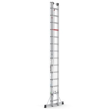 Çağsan İpli ve Makaralı Alüminyum Merdiven 2x14 Basamaklı - M1008