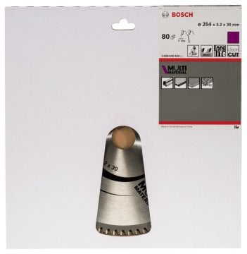 Bosch Daire Testere Bıçağı Multi Material 254x30 mm 80 Diş - 2608640450