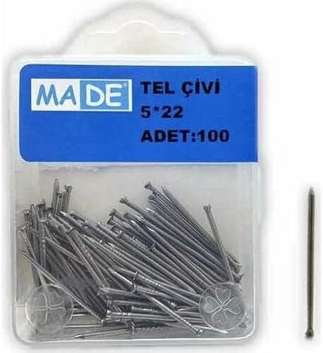 Made Tel Çivi 5x22 mm (1 Kutu/100 Adet)