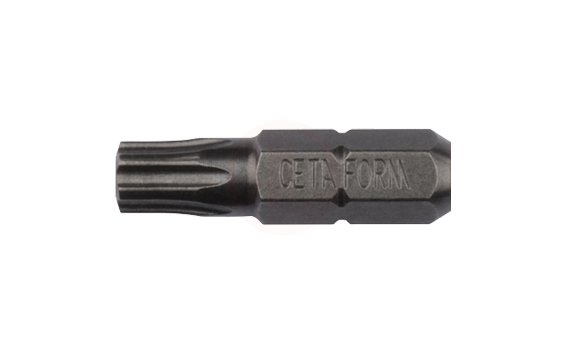 Ceta Form 1/4 İnç 5 Köşe Delikli Torx Bits Uç Ipr20 X 25 Mm