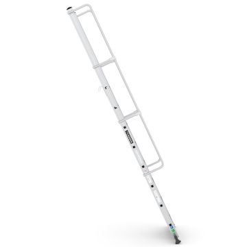 Çağsan MONOGUARD Tek Parça Korkuluklu Geniş Basamaklı Alüminyum 8 Basamaklı - T2000MG