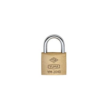 Yuma Kilit Standart Pirinç Sarı Asma Kilit 40 mm - YM-2040