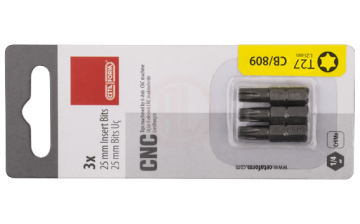 Ceta Form 3 Parça 1/4 İnç Torx Bits Uç T20 X 25 Mm / Kartlı