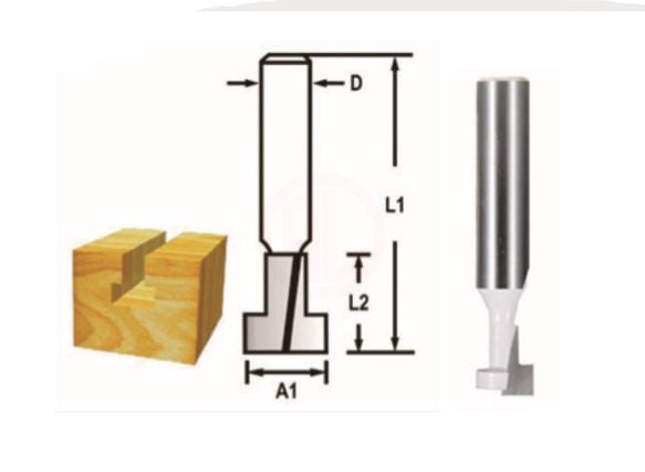 Makita Freze Ucu Fitil Bıçağı (Çift Bıçak) 8x9,5x48 mm (D-48907)