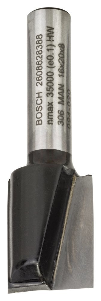 Bosch Çift Oluklu Düz Freze Ucu Standard For Wood 8x16x51 mm - 2608628388