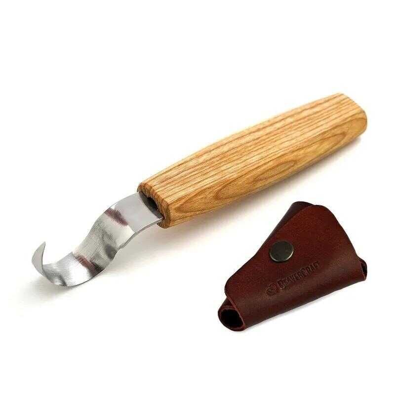 BeaverCraft SK1S-Oak Deri Kılıflı Kaşık Oyma Bıçağı