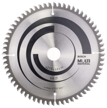 Bosch Daire Testere Bıçağı Multi Material 235x30/25 mm 64 Diş - 2608640514