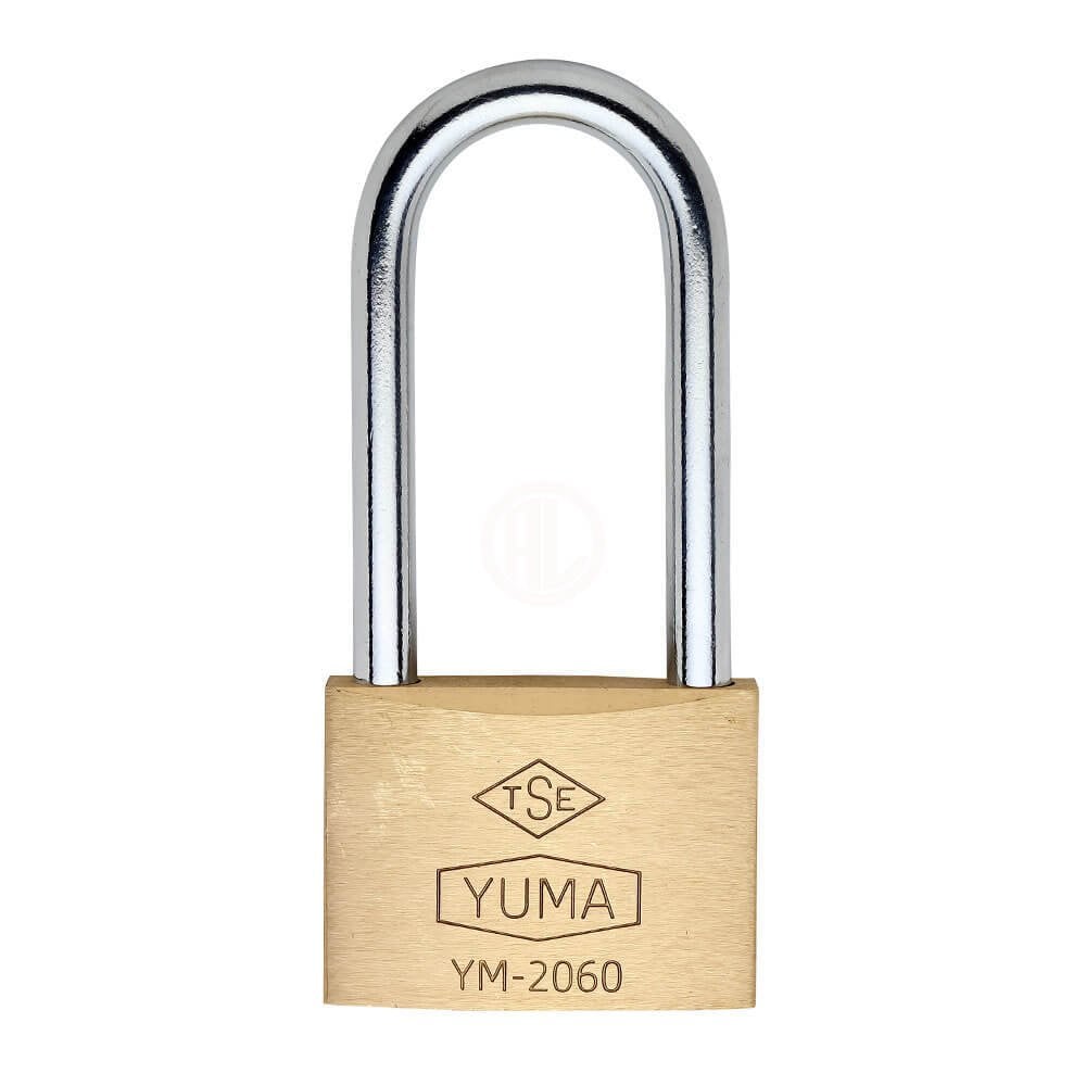 Yuma Kilit Uzun Kancalı Pirinç Asma Kilit 60 mm - YM-2060L
