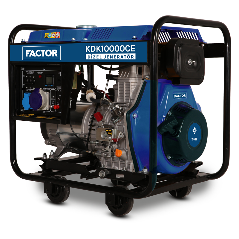 Factor 9.4 Kva Dizel Jeneratör Monofaze