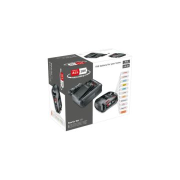Bosch Akü Şarj Cihazı 18 Volt Başlangıç Seti (1x2,5 Ah+Al 18V-44) - 1600A031T4