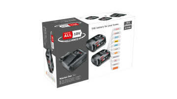 Bosch Akü Şarj Cihazı 18 Volt Başlangıç Seti (2x2,5 Ah+Al 18V-44) - 1600A031T5