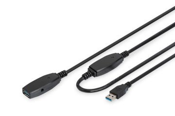Assmann Usb 3.0 Usb Repeater / Uzatma Kablosu, 15 Mt