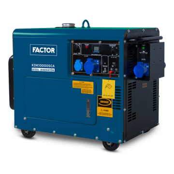 Factor 9.4 Kva Otomatik Kabinli Jeneratör 230V