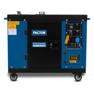Factor 11 Kva Dizel Kabinli Jeneratör 230V
