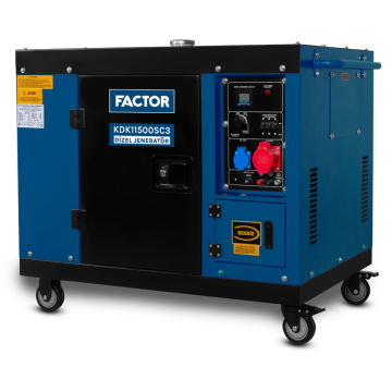 Factor 11 Kva Dizel Kabinli Jeneratör Trifaze