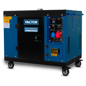Factor 11 Kva Dizel Kabinli Jeneratör Trifaze