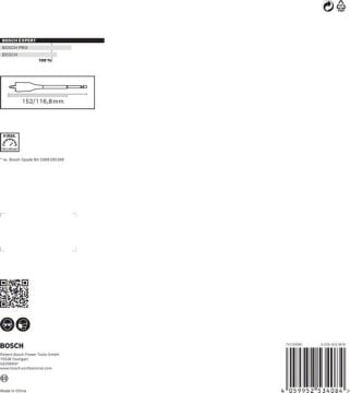 Bosch Ahşap Matkap Uç Expert SCS Yaprak HEX Set (7 Parça) - 2608900334