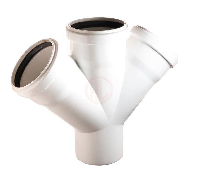 Plastherm PVC Çift Çatal (Tip 1 - 45°) 125x125 mm - PV071250400