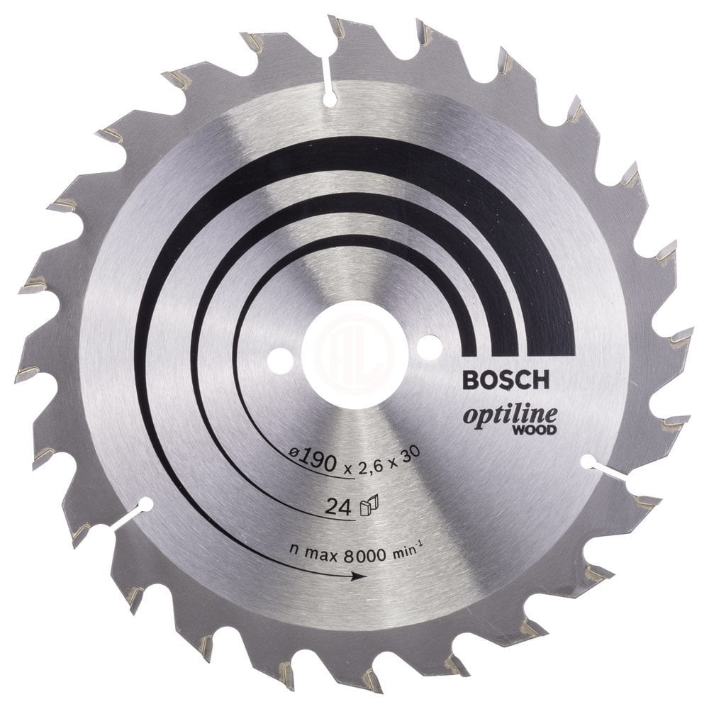 Bosch Daire Testere Bıçağı Optiline Wood 190x30 mm 24 Diş - 2608640615