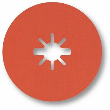 Sia Fiber Disk Zımpara 4582 Siaramic Yıldız Uçlu Delik X-Lock Ø115 mm 120 Kum