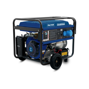 Factor 9.4 Kva Benzinli İpli -Marşlı Monofaz Jeneratör