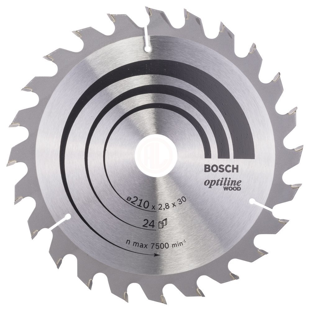Bosch Daire Testere Bıçağı Optiline Wood 210x30 mm 24 Diş - 2608640621