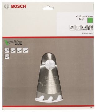 Bosch Daire Testere Bıçağı Optiline Wood 210x30 mm 24 Diş - 2608640621
