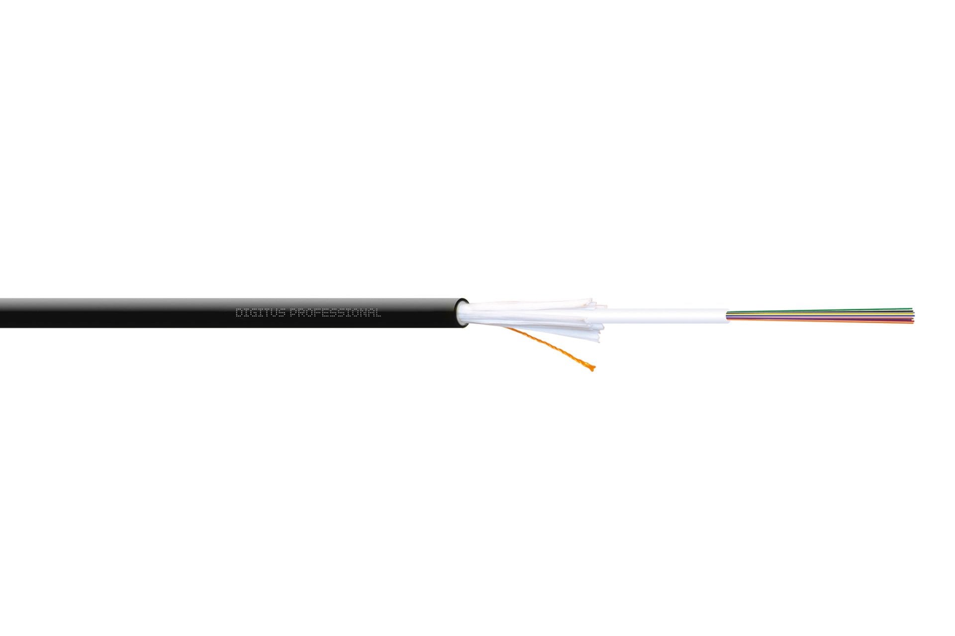 Assmann İç Mekan Fiber Optik Kablo 4 Core A/I-Dq (Zn) Bh 9/125µ Os2, Cpr Dca, Lszh