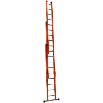 Çağsan Üç Parçalı Çok Amaçlı Çok Amaçlı Fiberglas Merdiven (V3) 3x10 Basamaklı - FS190-V3