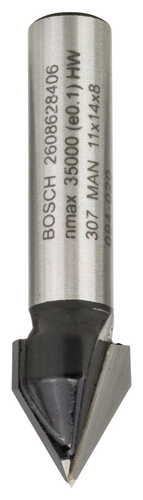 Bosch V Kanal Freze Ucu Standard For Wood 8x11x45 mm - 2608628406