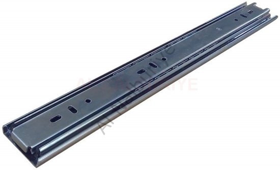 Al 45 MM ÇİFT AÇILIM BİLYALI ÇEKMECE RAY 300 MM - RAY45M300