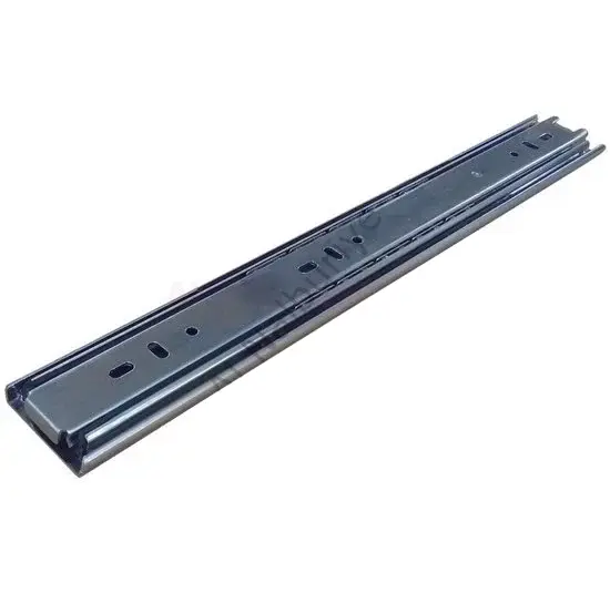 Al 45 MM ÇİFT AÇILIM BİLYALI ÇEKMECE RAY 350 MM - RAY45M350