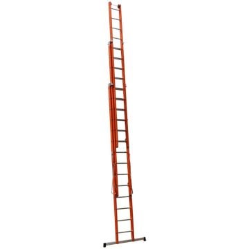 Çağsan Üç Parçalı Çok Amaçlı Çok Amaçlı Fiberglas Merdiven (V3) 3x14 Basamaklı - FS220-V3